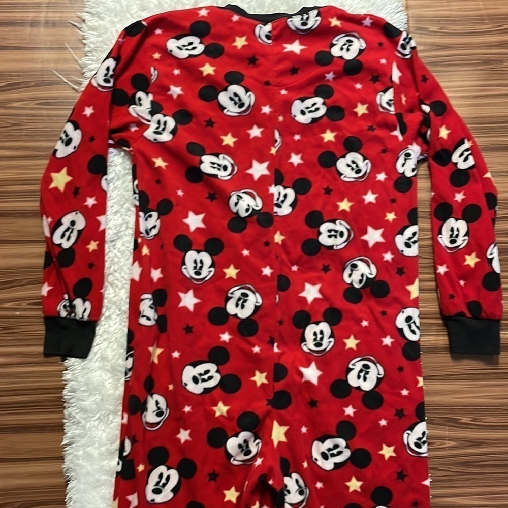 DISNEY Mickey Mouse Footed Pajamas Size Small - Picture 6 of 8